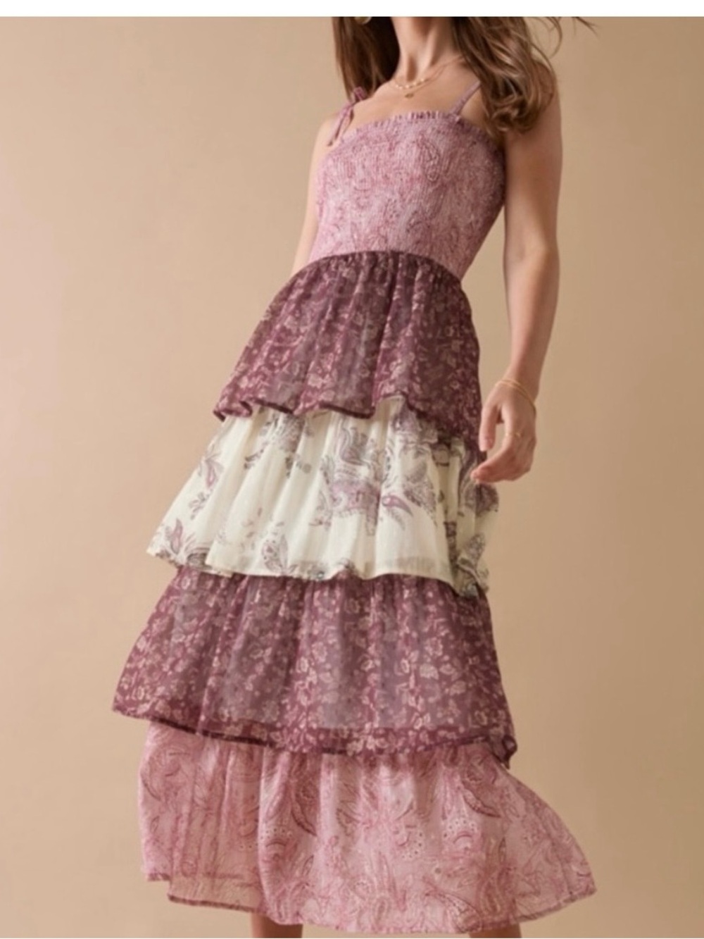 Francesca’s tiered dress